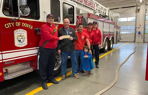 Dover Firefighters gives to Dover400